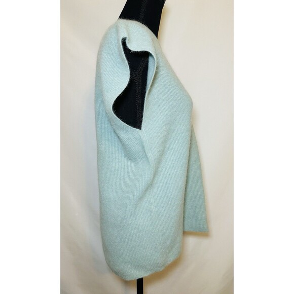 VTG Evan-Picone Lambswool Angora Rabbit Hair Blend Sleeveless Sweater Vest MED - Picture 4 of 13